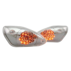 Blinkerset STR8 Yamaha Aerox/MBK Nitro LED chrom CE