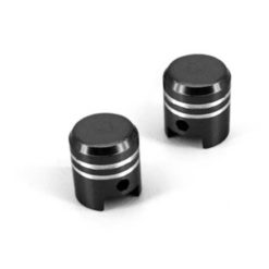 Ventildeckel TNT Kolben schwarz (2 Stück)