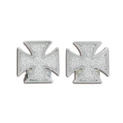 Ventildeckel Vicma Iron-Cross chrom (2 Stück)