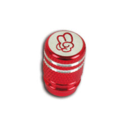 Ventildeckel Vicma alu rot (2 Stück)