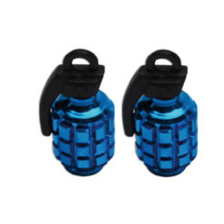 Ventildeckel TNT Granate blau (2 Stück)