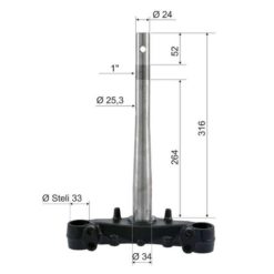 Gabelkopf RMS zu Honda SH 125 2001-2012