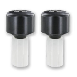 Lenkerendzapfen Buzzetti Stahl schwarz Ø30x22mm