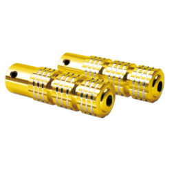 Fussraster Alu Pilot gold (zum Stecken)