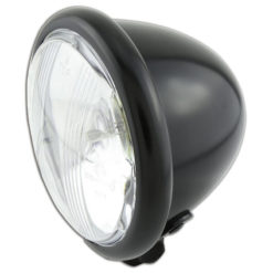 Scheinwerfer SHIN YO BATES STYLE (SE 115mm) schwarz matt E-Hom