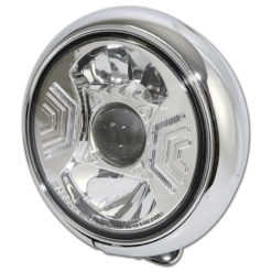 Scheinwerfer LED HIGHSIDER HD-STYLE TYP 2 210mm, chrom E-Hom