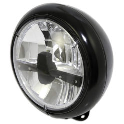 Scheinwerfer LED HIGHSIDER HD-STYLE-3 190mm,schwarz m.chr. E-Hom