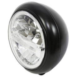 Scheinwerfer LED HIGHSIDER HD-STYLE-4 220mm, schwarz m.chr.E-Hom