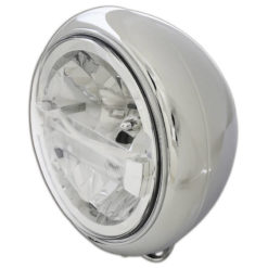 Scheinwerfer LED HIGHSIDER HD-STYLE TYP 4 220mm, chrom E-Hom