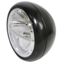 Scheinwerfer LED HIGHSIDER VOYAGE (U) 205mm, schwarz matt E-Hom