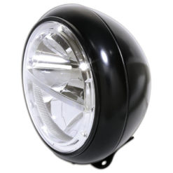 Scheinwerfer LED HIGHSIDER VOYAGE HD-STYLE 210mm, schwarz E-Hom