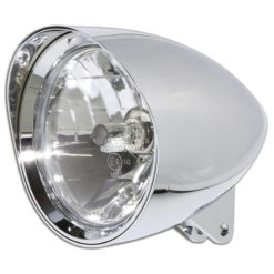 Scheinwerfer HIGHSIDER CLASSIC 1, 157mm, chrom, Schirm E-Hom