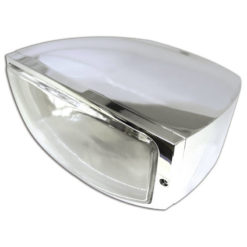 Scheinwerfer HIGHSIDER OREGON (U) 195mm, chrom E-Hom