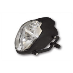 Scheinwerfer HIGHSIDER URBAN 190mm, schwarz HK 38-41mm E-Hom