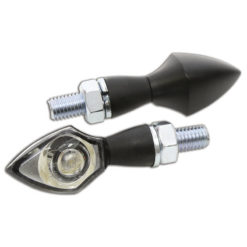 Blinker LED HIGHSIDER PEN HEAD schwarz/transparent E-Hom