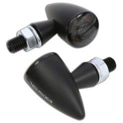 Blinker LED HIGHSIDER APOLLO BULLET schwarz/getönt E-Hom