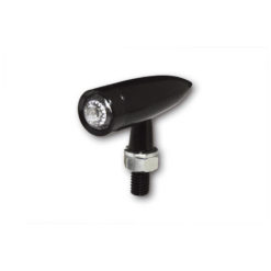 Rücklicht LED HIGHSIDER MONO BULLET LONG schwarz/transp. E-Hom