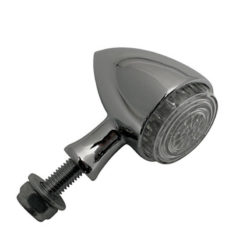 Blinker LED HIGHSIDER COLORADO chrom, transp. Rücklicht E-Hom