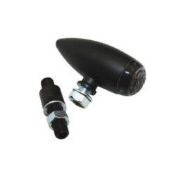 Rücklicht LED HIGHSIDER MICRO BULLET schwarz matt/getönt E-Hom