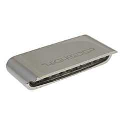 Rücklicht LED HIGHSIDER STRIPE ALU chrom/transparent E-Hom