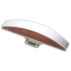 Rücklicht LED HIGHSIDER INTERSTATE mit Halter, chrom/rot E-Hom