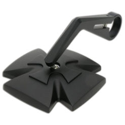 Lenkerendspiegel HIGHSIDER IRON CROSS schwarz E-Hom
