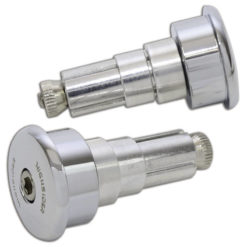 Lenkergewichte HIGHSIDER CURVE für Ø12-22mm chrom