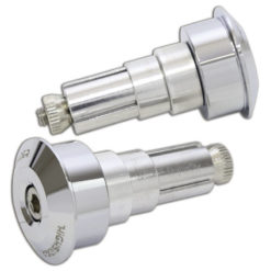 Lenkergewichte HIGHSIDER DOT für Ø12-22mm chrom