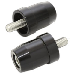 Lenkergewichte HIGHSIDER Kawasaki Alu, Aussen-Ø 25.4mm schwarz