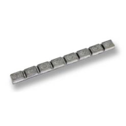 Auswuchtgewicht 10mm schmal (10 Stück) à 8x5g, silber
