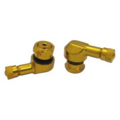 Ventile 90°/alu gold für Tubelessfelge (2 Stk.)