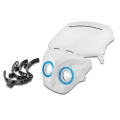 Scheinwerfermaske Transformer weiss