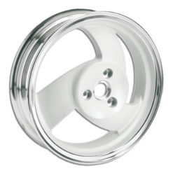 Felge Aerox/Nitro 13 Zoll vorne weiss/alu NETTOPREIS