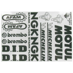 Kleberset Yamaha schwarz (Sponsorkit) (34x24cm)