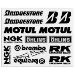Aufkleberset Brembo (Sponsorkit) (24x19cm)