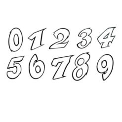 Kleber Nr.7 weiss 9 cm hoch