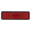 Rückstrahler rechteckig/rot CE zum kleben