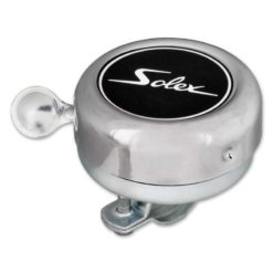 Glocke Solex chrom/schwarz  (1 Stück)