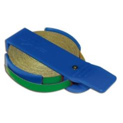 Felgenband 6mm/6m mit Lehre grün mettalic