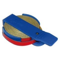 Felgenband 6mm/6m mit Lehre rot metallic