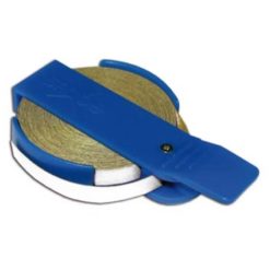 Felgenband 6mm/6m mit Lehre weiss metallic