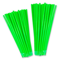 Speichenverkleidungen (Hüllen) 38x21/38x19cm neon grün