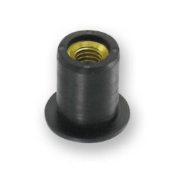 Gummiklemmmutter M5  D:10  L: 13.5mm  (1 Stück)