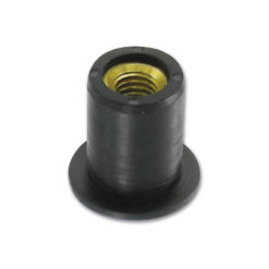 Gummiklemmmutter M5  D:10  L: 13.5mm  (10 Stück)