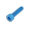 Inbusschraube M6x45mm Alu blau (6 Stück)