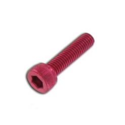 Inbusschraube M8x25mm Alu rot (6 Stück)