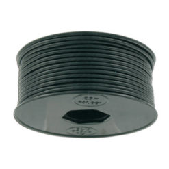 Stromkabel 25 Meter schwarz (1mm)