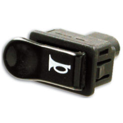 Schalter für Horn Piaggio schwarz 2 Polig (R.O. 2290681)