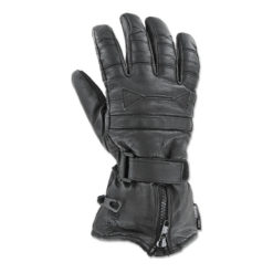 Handschuhe Pro Winter Leder schwarz (Grösse S)