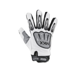 Handschuhe Cross weiss/schwarz (Grösse M)